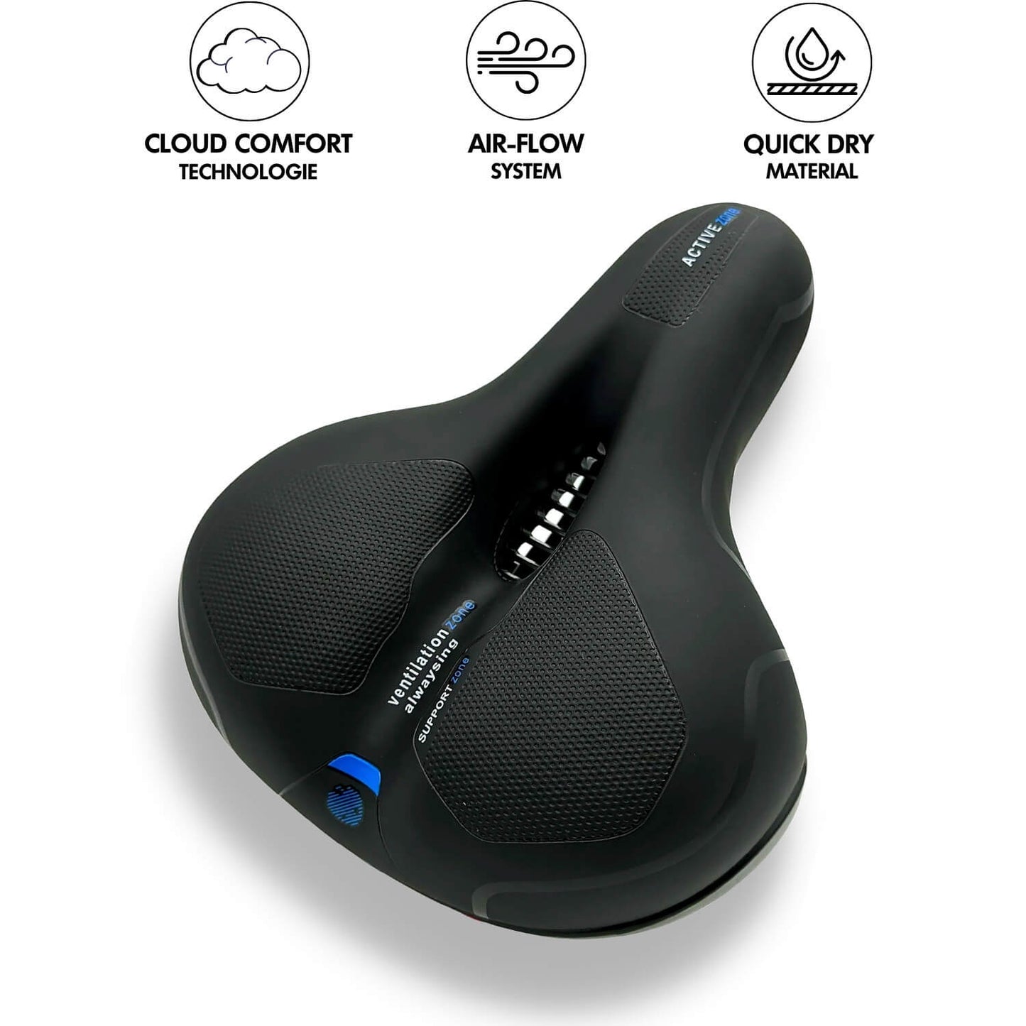 FietsComfort Pro - Ergonomisch Fietszadel voor Pijnloze Ritervaring