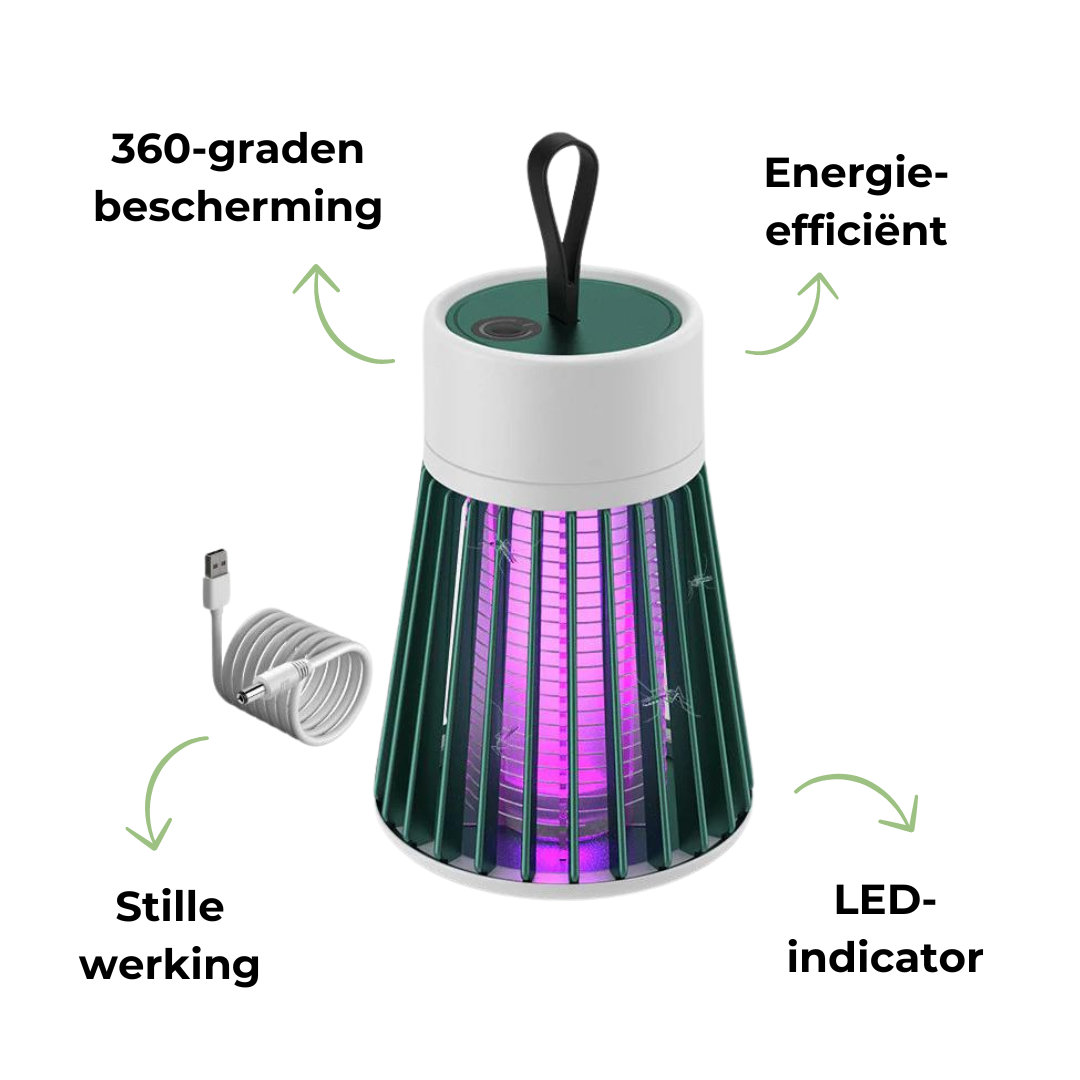 CampGuard - Multifunctionele Outdoor Lamp met 360° Insectenbescherming en USB