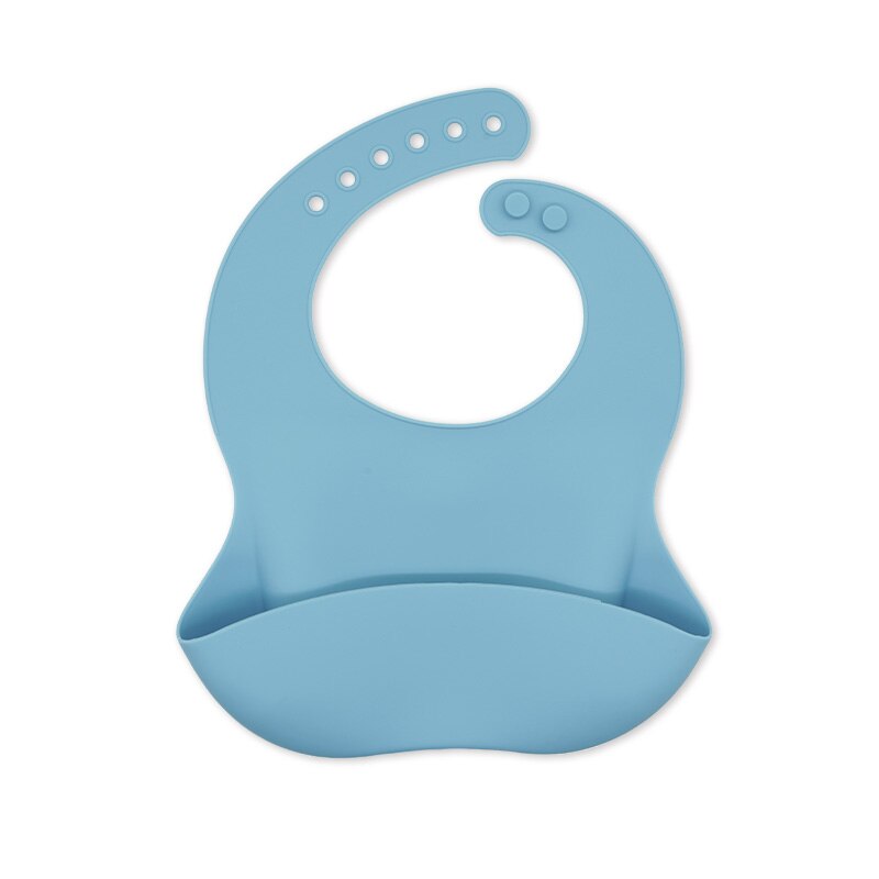 SiliconeBaby - Waterdichte Kinderslab met Dierenprint