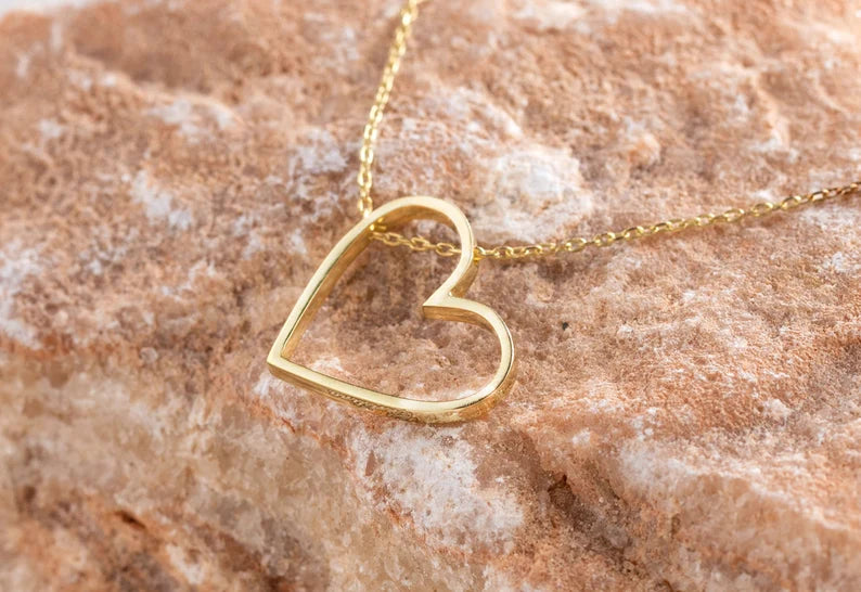 BoldHeart Ketting – Elegante Open Hart Hanger