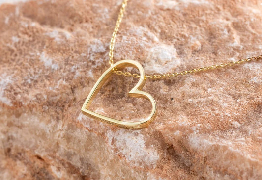 BoldHeart Ketting – Elegante Open Hart Hanger