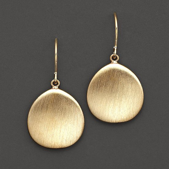 Sienna Vintage Golden Plate Earrings