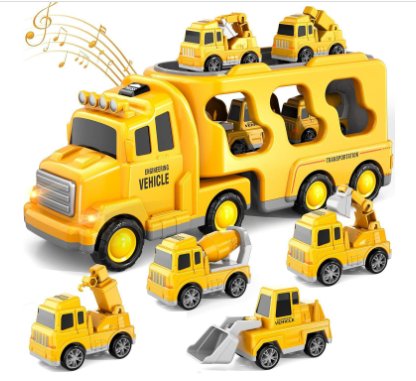 CityBuilder Set - Speelgoed Vrachtwagenset met Licht & Geluid