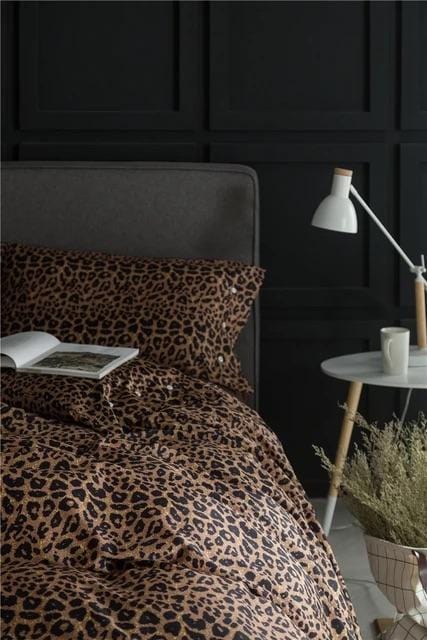 Leo Print - Luxe Egyptisch Katoen Dekbedovertrek