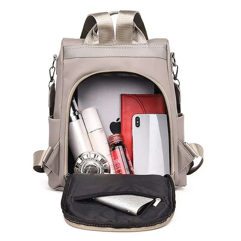 SafeStyle Backpack – Stijlvolle Anti-Diefstal Tas voor Dames