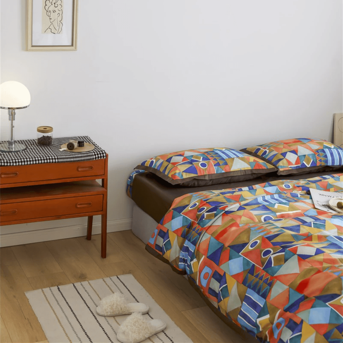 Shapes and Colors – Luxueus Dekbedovertrekset van Egyptisch Katoen
