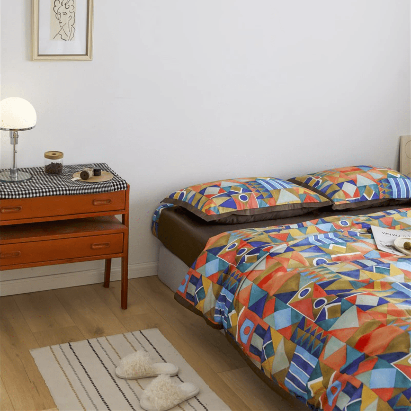 Shapes and Colors – Luxueus Dekbedovertrekset van Egyptisch Katoen
