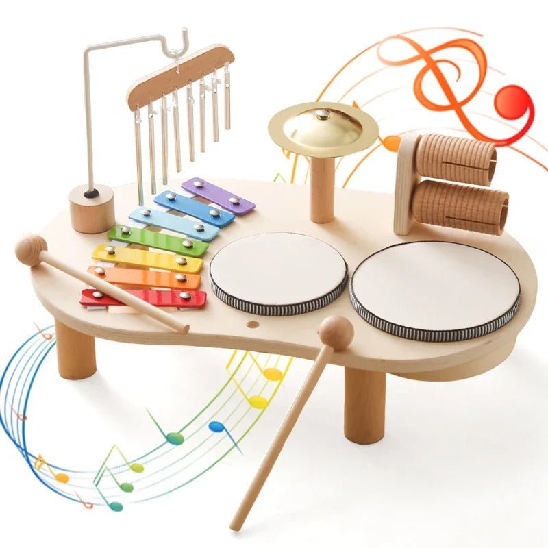 MiniMaestro Set – Educatief Houten Speelgoed voor Baby's