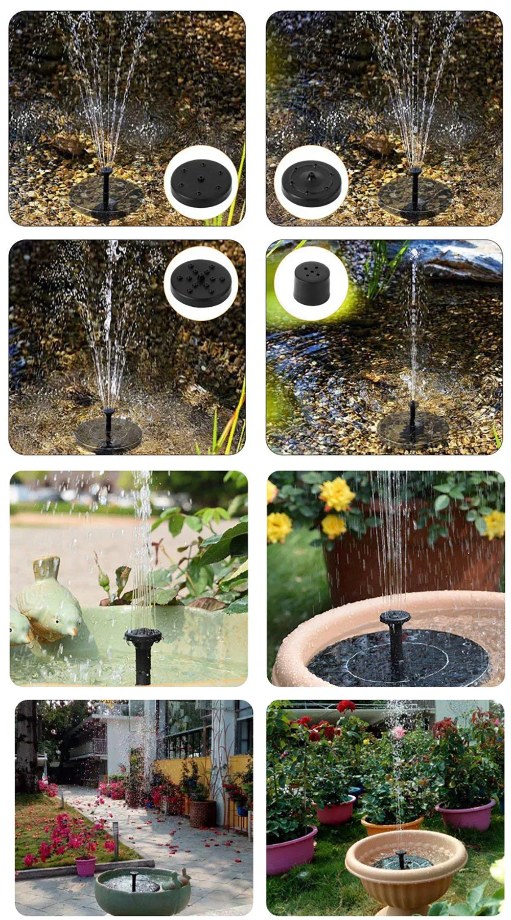 TranquilFlow – Rustgevende Tuinfontein met Zonlicht