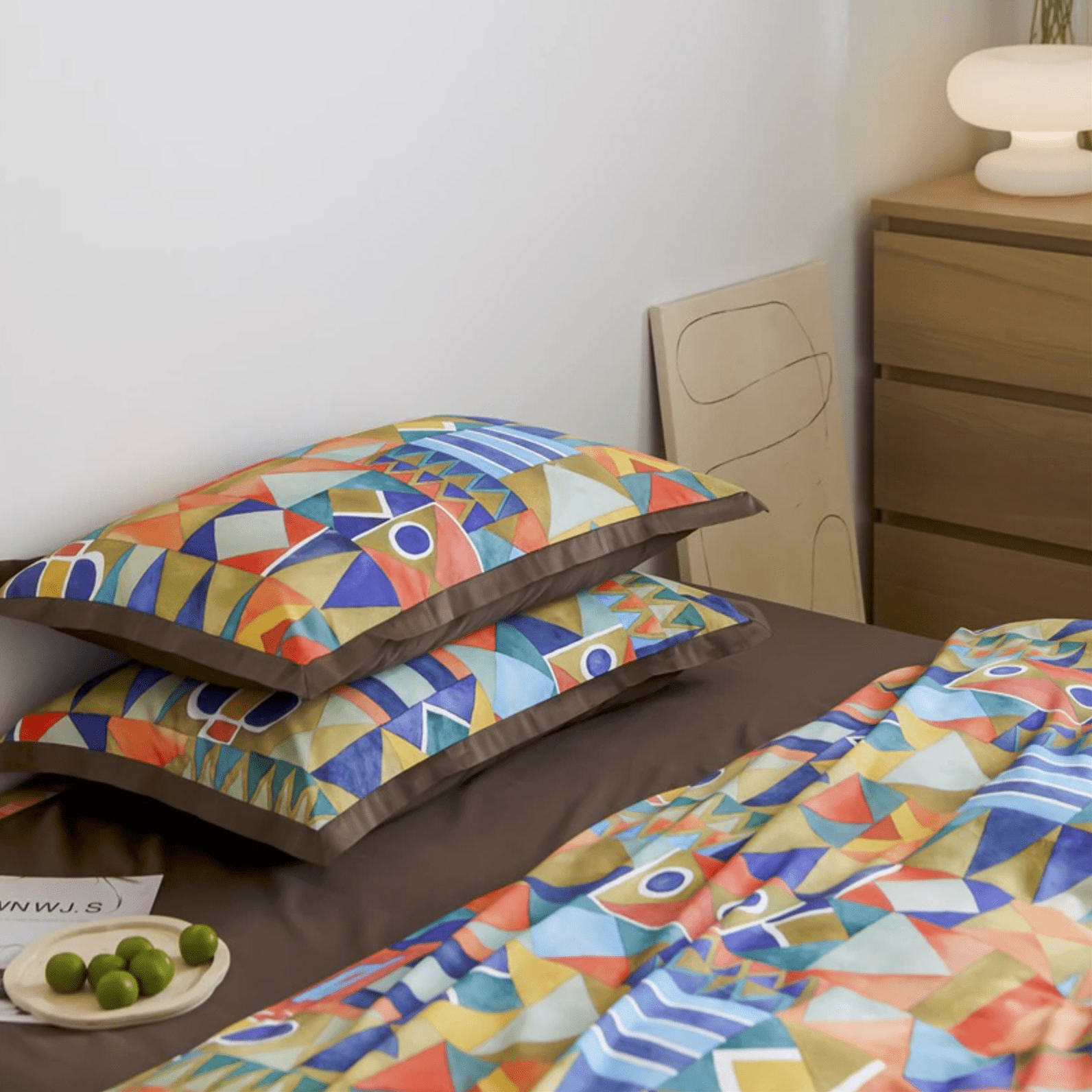 Shapes and Colors – Luxueus Dekbedovertrekset van Egyptisch Katoen