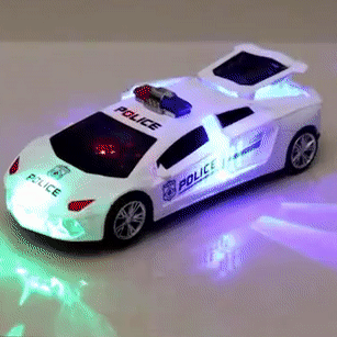 SpeedGlider – Dynamische politieauto met licht en geluid