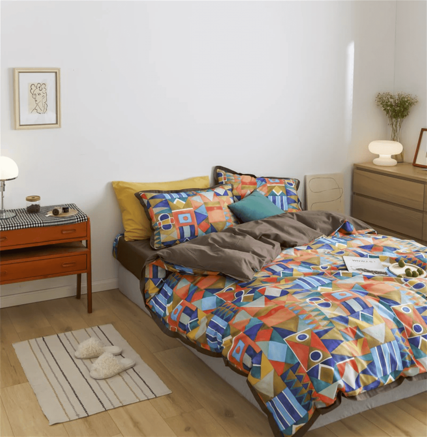 Shapes and Colors - Luxe Dekbedovertrekset van Egyptisch Katoen