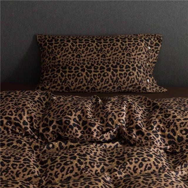 Leo Print - Luxe Egyptisch Katoen Dekbedovertrek