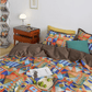 Shapes and Colors – Luxueus Dekbedovertrekset van Egyptisch Katoen