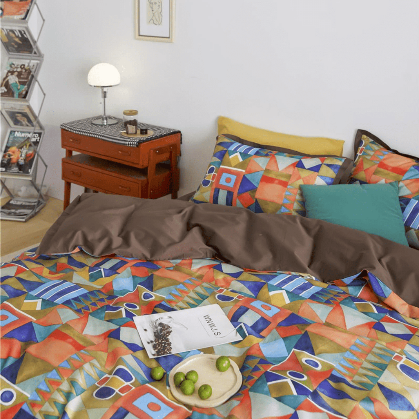 Shapes and Colors – Luxueus Dekbedovertrekset van Egyptisch Katoen