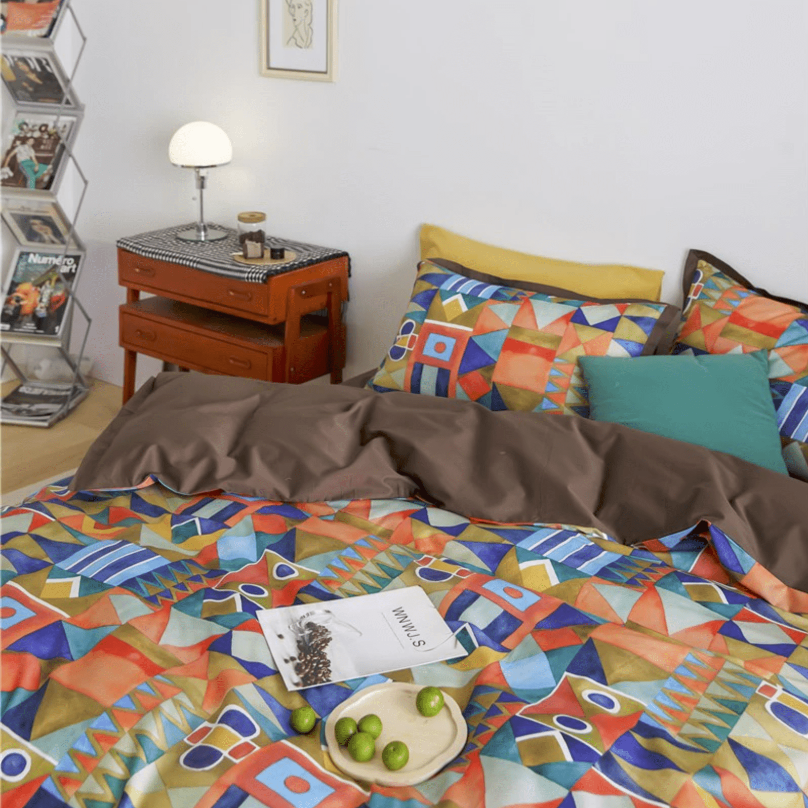 Shapes and Colors – Luxueus Dekbedovertrekset van Egyptisch Katoen