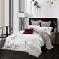 Bamboo White Bloom - Luxe Dekbedovertrekset van Egyptisch Katoen