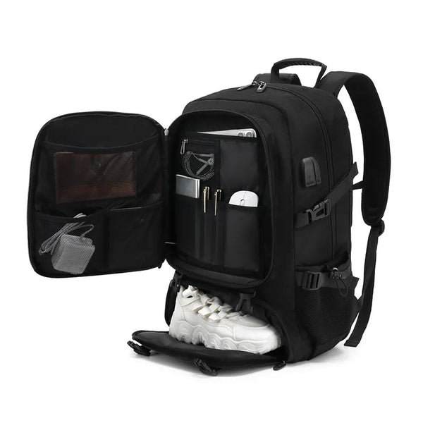 Travel Backpack Pro - Uitbreidbare rugzak met grote capaciteit