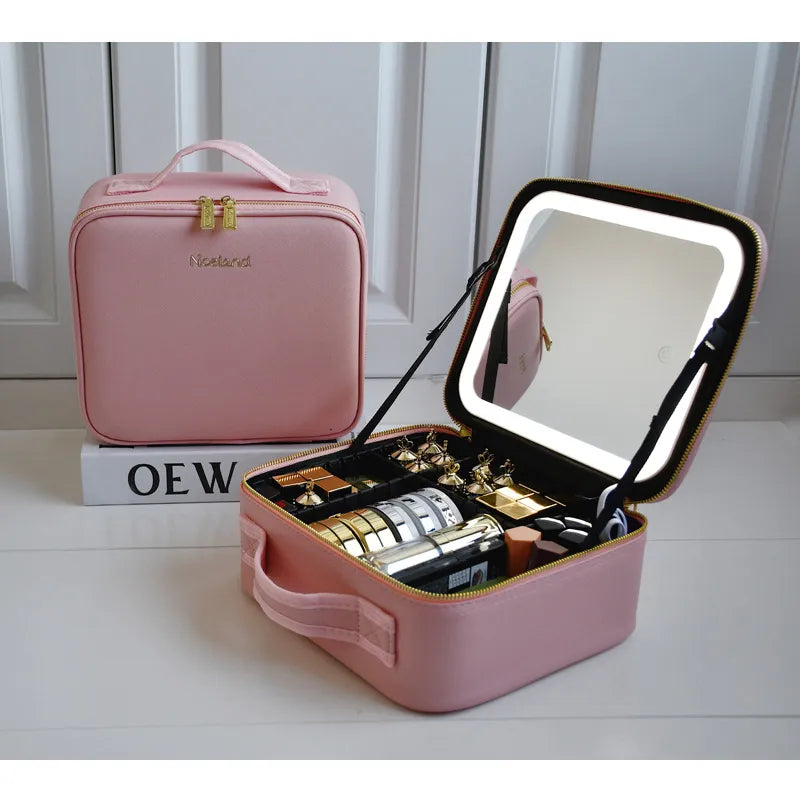MirrorGlam - Make-up tasje met spiegel