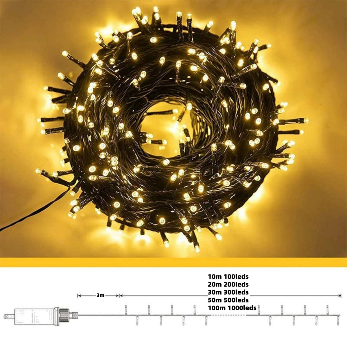 Kerst Delight - Magische LED Gordijnverlichting voor Buiten