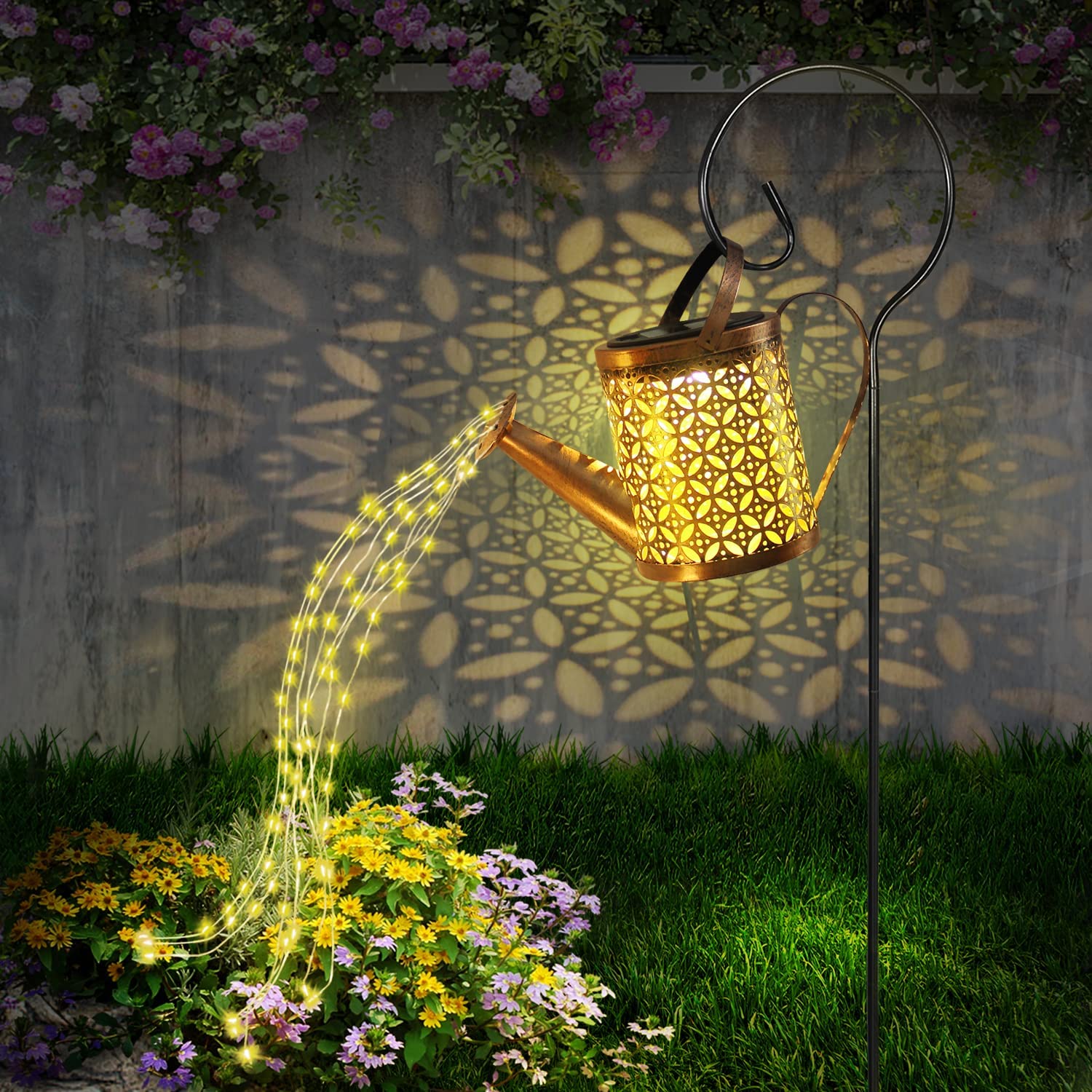 Draadloze LED Solar Lichtgieter - Creëer een fantastische sfeer in jouw tuin!