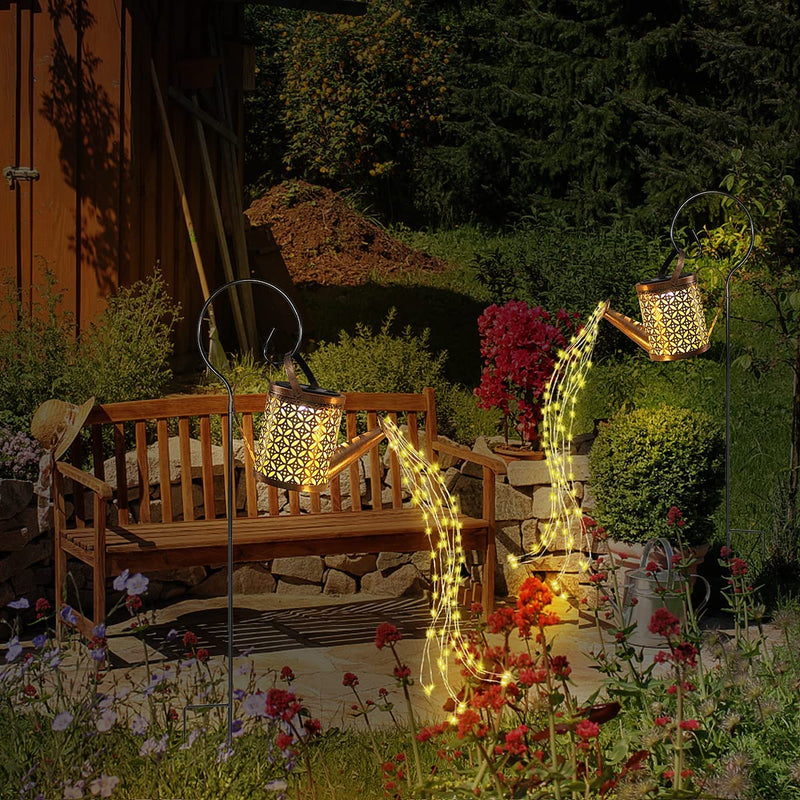 Draadloze LED Solar Lichtgieter - Creëer een fantastische sfeer in jouw tuin!