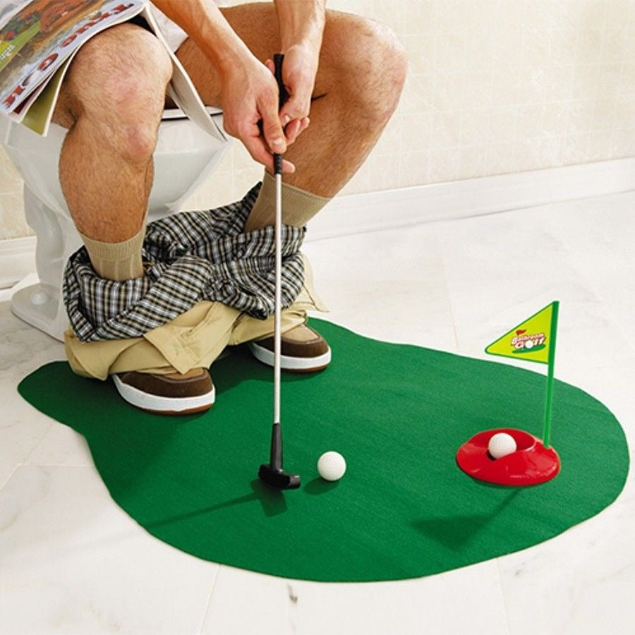 Toilet Golf Potty Putter – Grappig Cadeau voor Golfliefhebbers