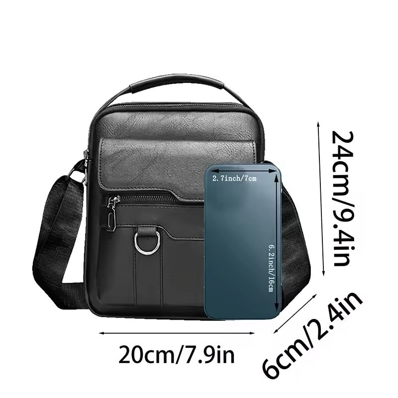 Unisex Schoudertas – Compacte Crossbody Tas voor Heren en Dames