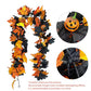 Halloween Slinger – Kunstbladeren & Pompoenen Herfstdecoratie
