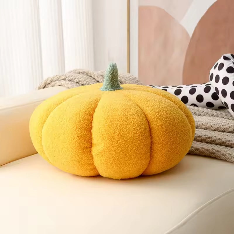 Pompoen Pluche Kussen – Herfst & Halloween Decoratie