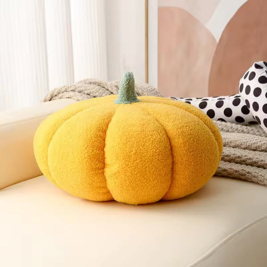 Pompoen Pluche Kussen – Herfst & Halloween Decoratie