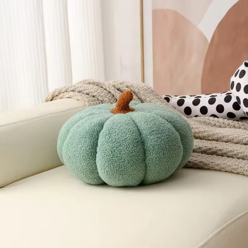 Pompoen Pluche Kussen – Herfst & Halloween Decoratie