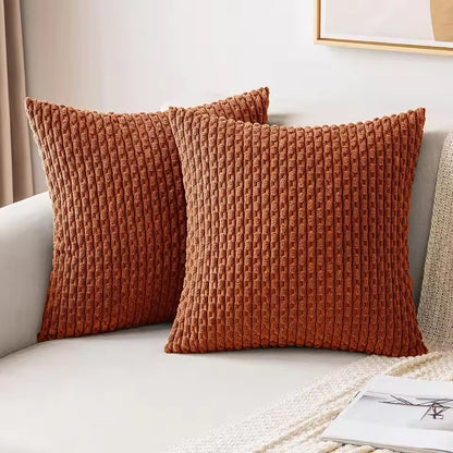 Corduroy Boho Kussenhoes – Zachte Sierkussenhoes voor Bank & Bed
