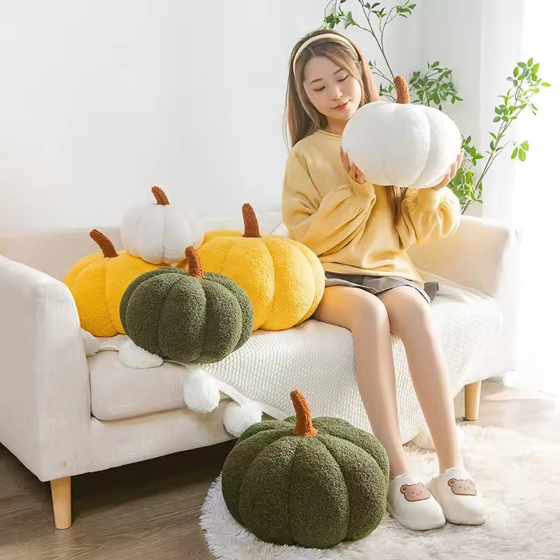 Pompoen Kussen Pluche – Herfst en Halloween Decoratie