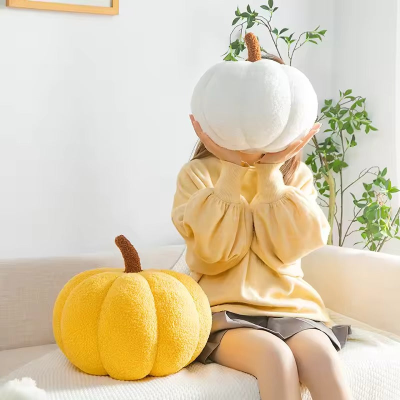 Pompoen Kussen Pluche – Herfst en Halloween Decoratie