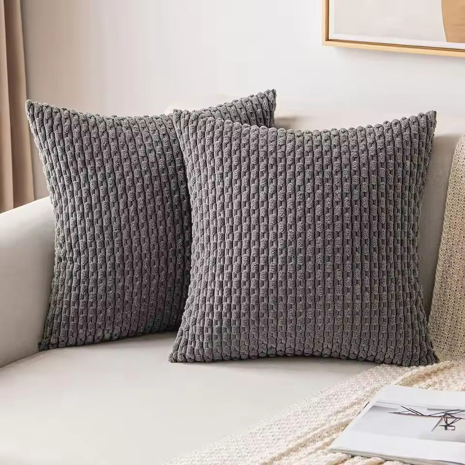 Corduroy Boho Kussenhoes – Zachte Sierkussenhoes voor Bank & Bed