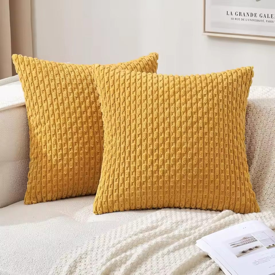 Corduroy Boho Kussenhoes – Zachte Sierkussenhoes voor Bank & Bed