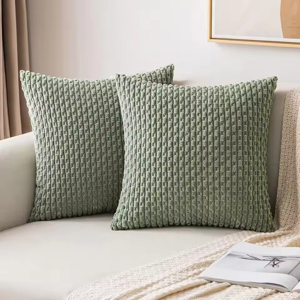 Corduroy Boho Kussenhoes – Zachte Sierkussenhoes voor Bank & Bed