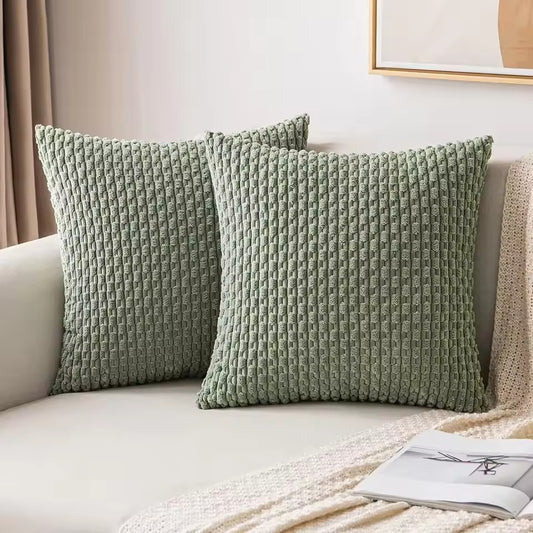 Corduroy Boho Kussenhoes – Zachte Sierkussenhoes voor Bank & Bed