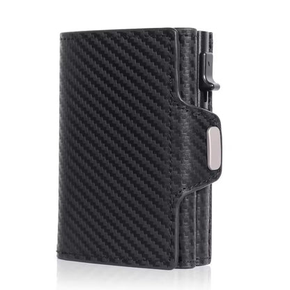 RFID Leren Heren Portemonnee – Compacte Minimalistische Wallet