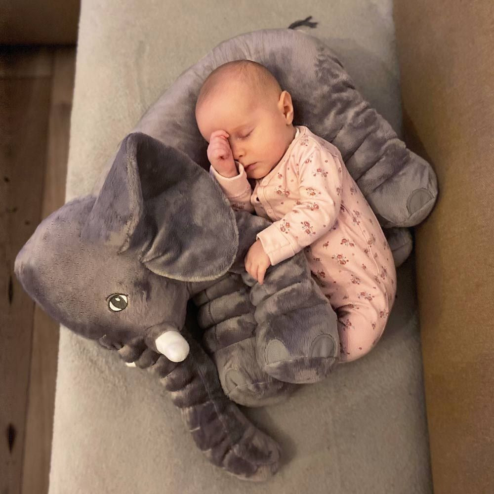 Olifant Knuffel XL 65cm – Zacht Pluche Kussen voor Kinderen & Baby’s
