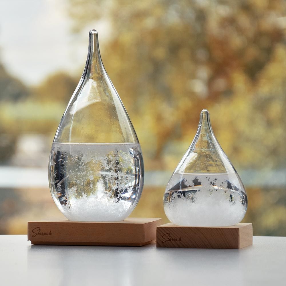 Stormglas Weerglas – Small & Large Decoratieve Weervoorspeller