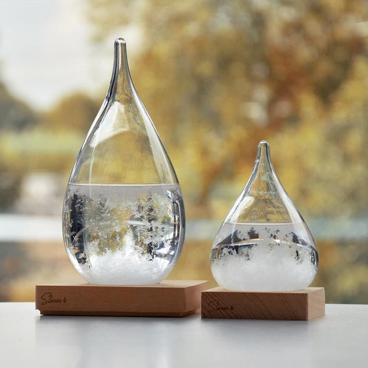 Stormglas Weerglas – Small & Large Decoratieve Weervoorspeller