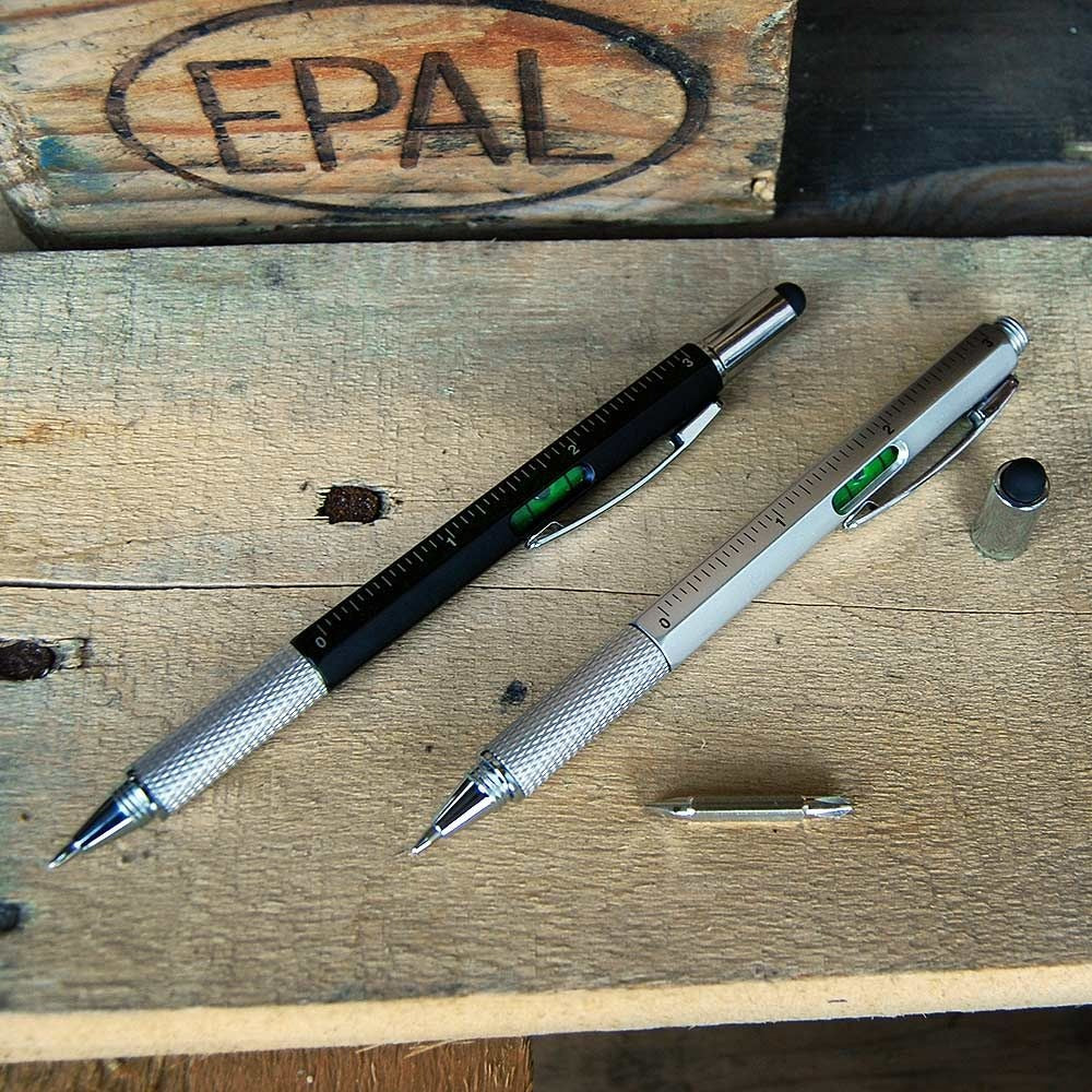 6-in-1 Multitool Pen – Multifunctionele Toolpen voor Klussers