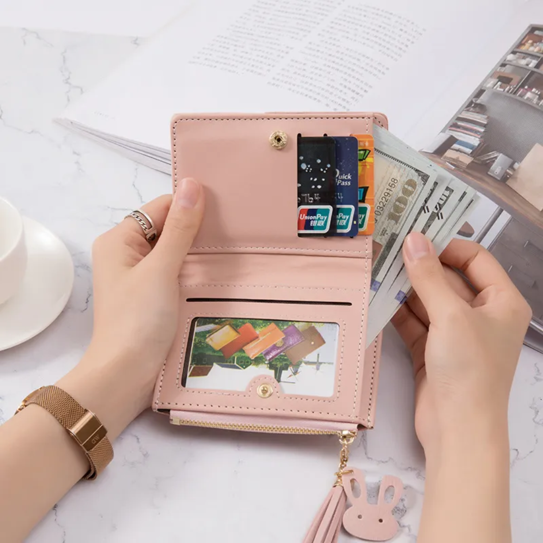 ChicPocket – Mini Portemonnee met Trendy Kwastje