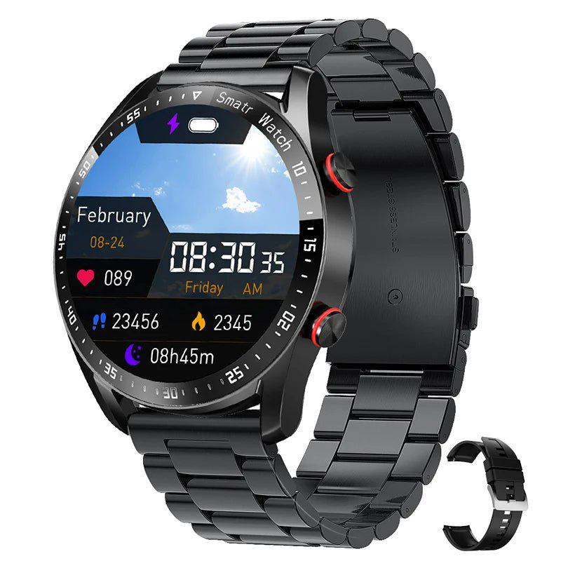 PulseTrack Smartwatch - Slimme Horloge voor Gezondheid en Verbinding
