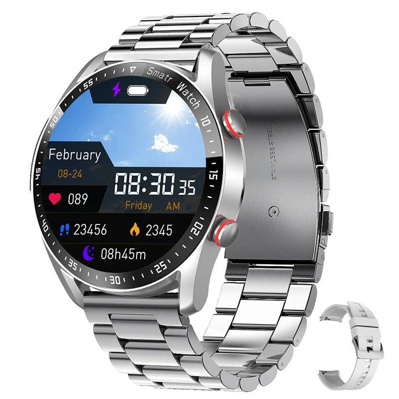PulseTrack Smartwatch - Slimme Horloge voor Gezondheid en Verbinding