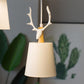 ForestGlow Pendant - Elegante LED Hanglamp met Herten Gewei Ontwerp