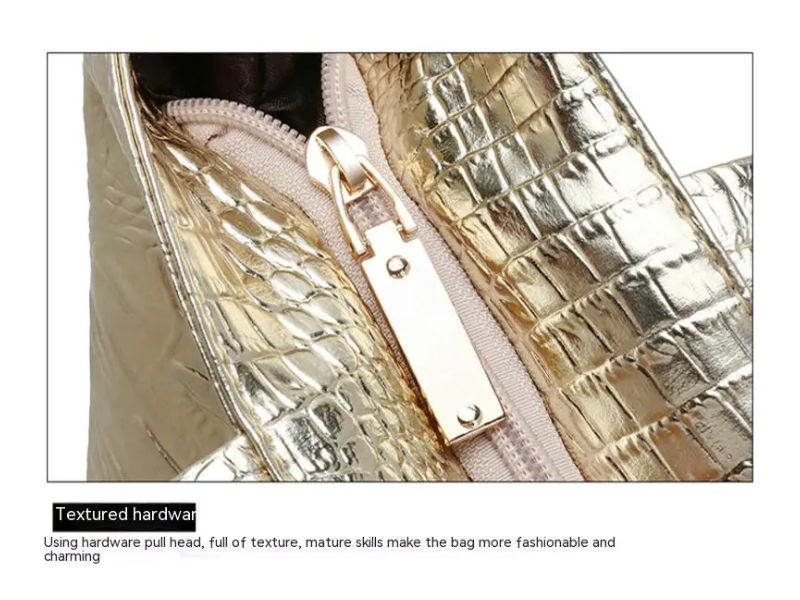 IsabellaBag – Luxe Schoudertas met Krokodillenprint