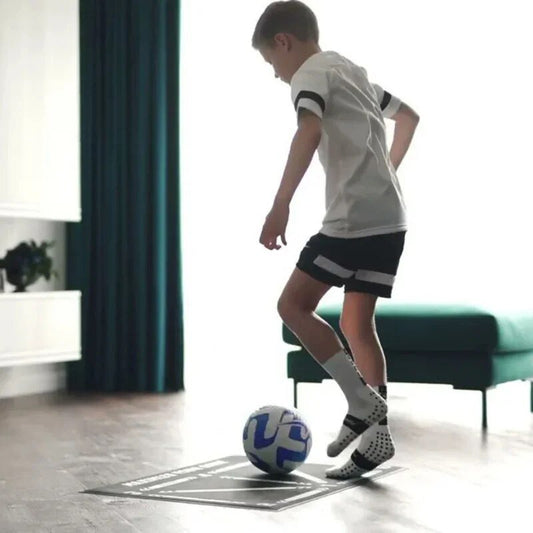 Junior Soccer Skills Coach Mat - Verbeter Voetbalvaardigheden Thuis